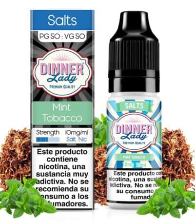 Sales de Nicotina Dinner Lady Mint Tobacco 10ml