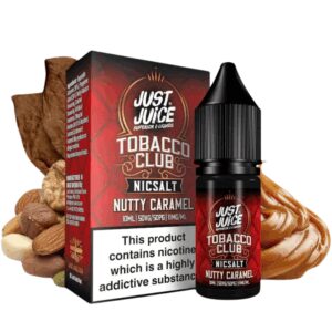 Just Juice Sales Tobacco Club Nutty Caramel 10ml
