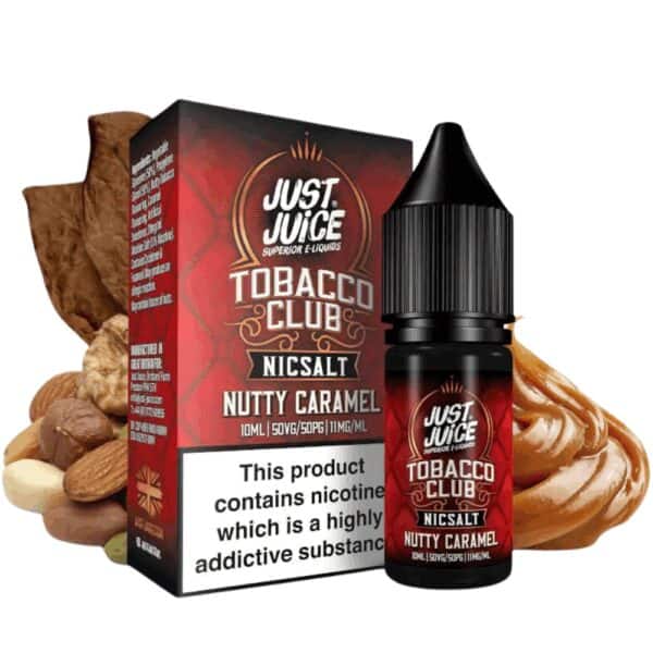 Just Juice Sales Tobacco Club Nutty Caramel 10ml