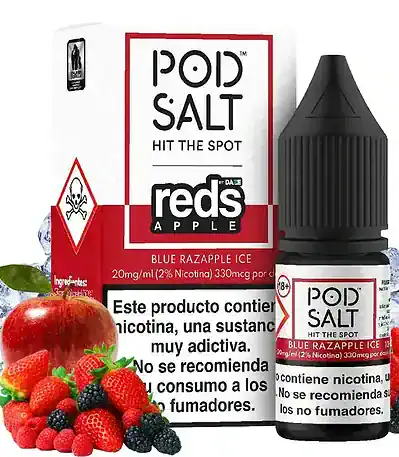 Sales de Nicotina Pod Salt Blue Razapple Ice 10ml