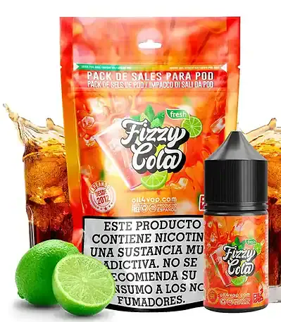 Sales de Nicotina Oil4vap Fizzy Cola Pack de 23ml