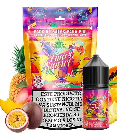 Sales de Nicotina Oil4vap Fruit Sunset Pack de 23ml
