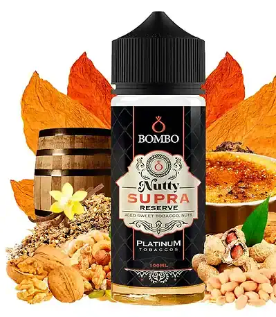 Bombo Platinum Tobaccos Nutty Supra Reserve 100ml