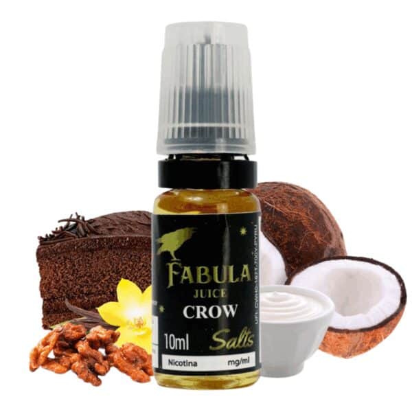 Sales de Nicotina Drops Fabula Crow 10ml