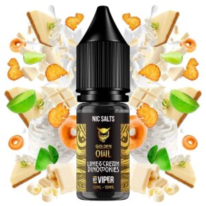 Sales de Nicotina Viper Golden Owl Lime Cream Dinocookies 10ml