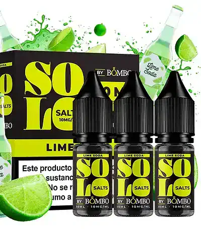 Bombo Solo Salts Lime Soda 3x10ml