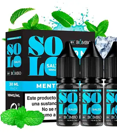 Bombo Solo Salts Menthol Ice 3x10ml