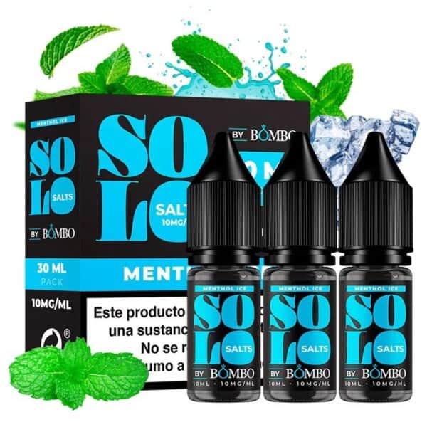 Bombo Solo Salts Menthol Ice 3x10ml