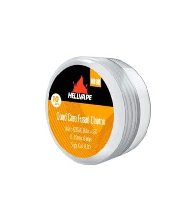 Hellvape Ni90 Quad Core Fused Clapton Coil 0.2ohm (10pcs)