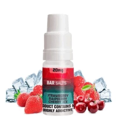 Bar Nic Salts Strawberry Raspberry Cherry Ice 10ml