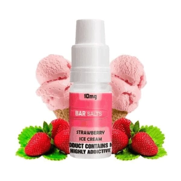 Bar Nic Salts Strawberry Ice Cream 10ml