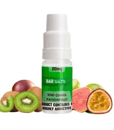 Bar Nic Salts Kiwi Guava Passionfruit 10ml