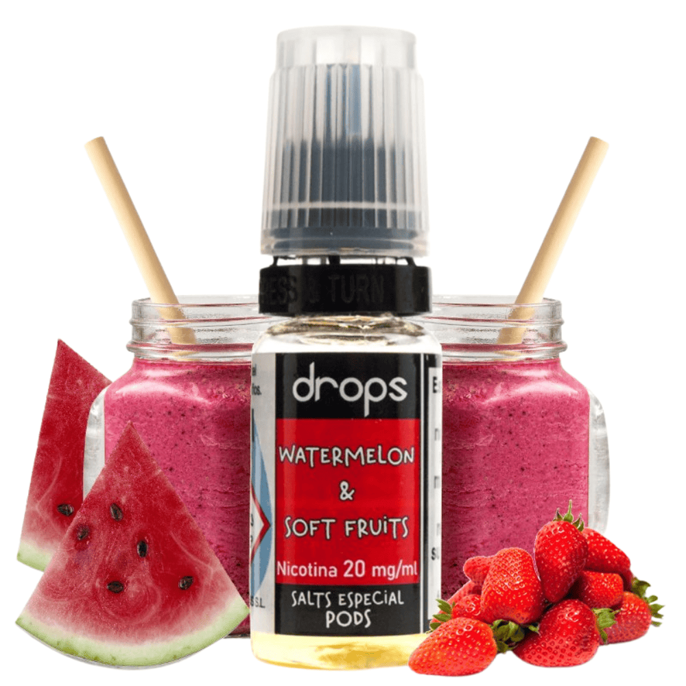 Drops Salt Watermelon & Soft Fruits 10ml