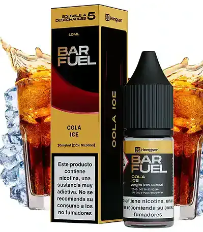 Sales de Nicotina Hangsen Bar Fuel Cola Ice 10ml 20mg