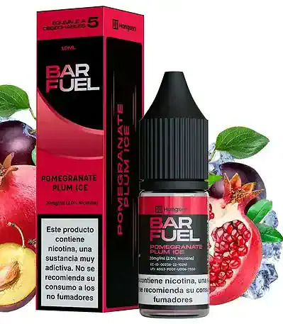 Sales de Nicotina Hangsen Bar Fuel Pomegranate Plum Ice 10ml 20mg