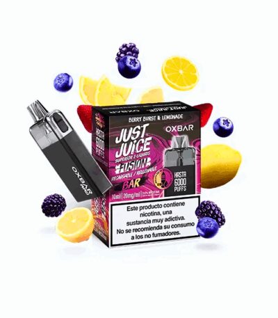 Just Juice & Oxbar Rellenable Berry Burst & Lemonade 20mg