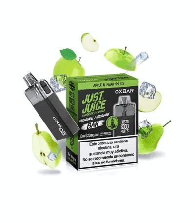 Just Juice & Oxbar Rellenable Apple & Pear On Ice 20mg