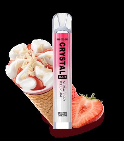 Ske Crystal Bar Strawberry Ice Cream 20mg