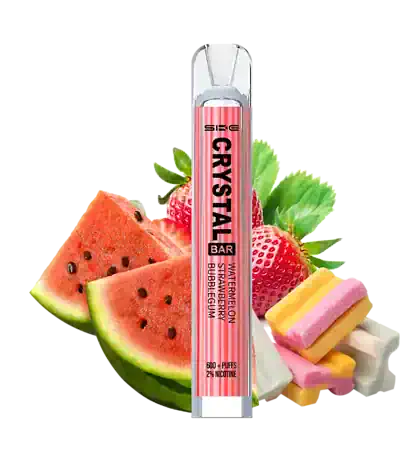 Ske Crystal Bar Watermelon Strawberry Bubblegum 20mg