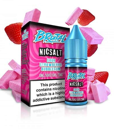 Just Juice Sales Brutal Sour Strawberry Bubblegum 10ml