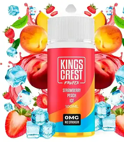 Kings Crest Strawberry Peach Ice 100ml