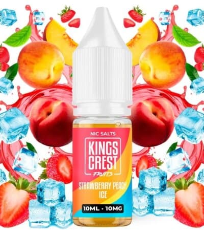 Kings Crest Salts Strawberry Peach Ice 10ml