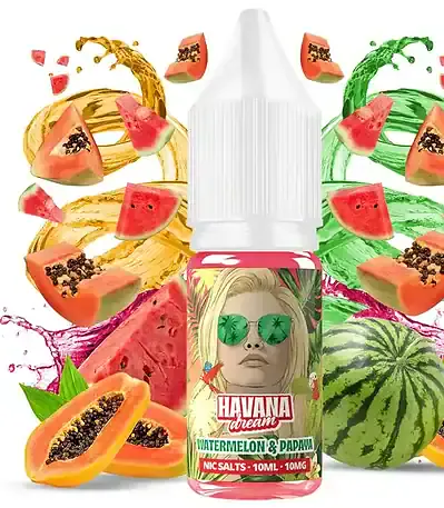 Sales de Nicotina Havana Dream Salts Watermelon Papaya 10ml