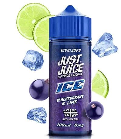 Just Juice Blackcurrant & Lime Ice 100ml