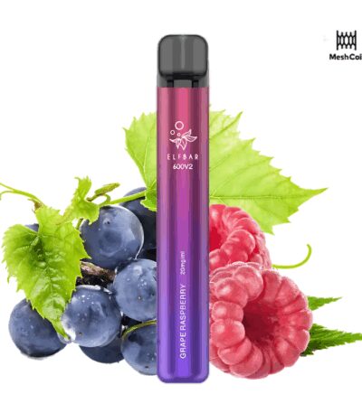 ElfBar 600 V2 Grape Raspberry 20mg