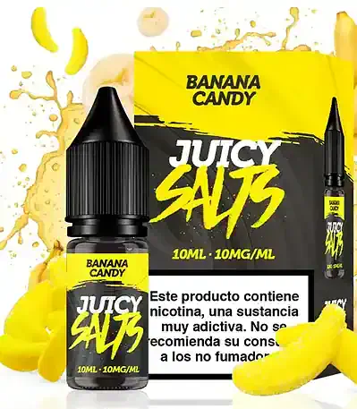 Sales de Nicotina Juicy Salts Banana Candy 10ml