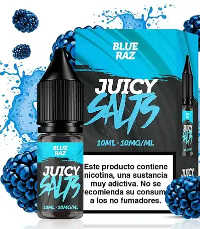 Sales de Nicotina Juicy Salts Blue Raz 10ml