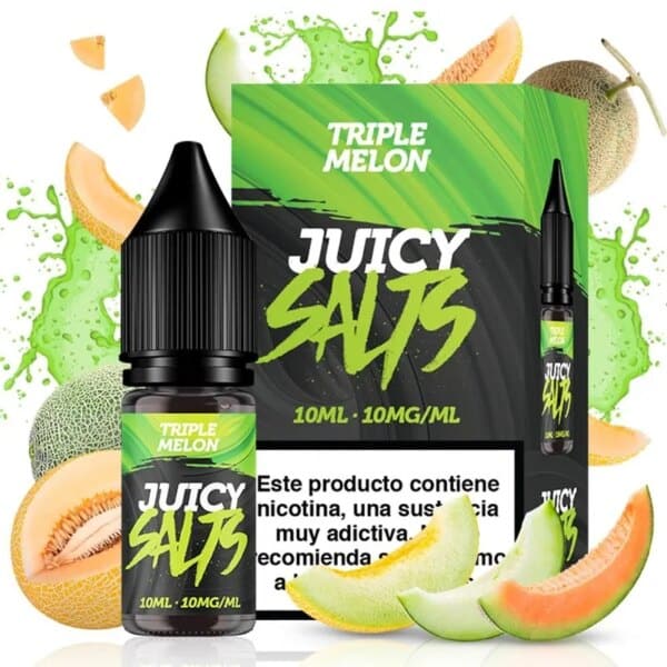 Sales de Nicotina Juicy Salts Triple Melon 10ml