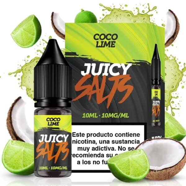 Sales de Nicotina Juicy Salts Coco Lime 10ml