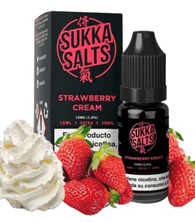 Sukka Black Salts Strawberry Cream 10ml