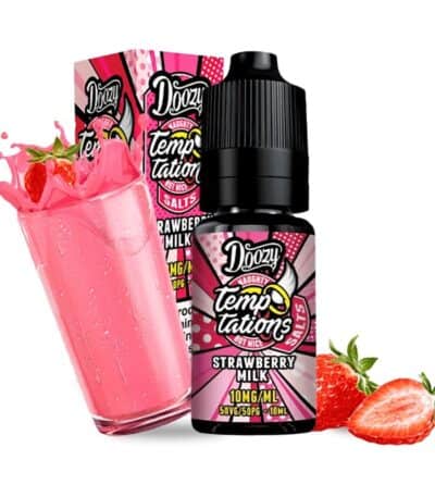 Doozy Temptations Salts Strawberry Milk 10ml