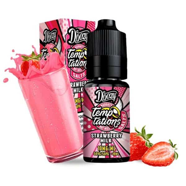 Doozy Temptations Salts Strawberry Milk 10ml
