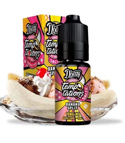 Doozy Temptations Salts Banana Split 10ml