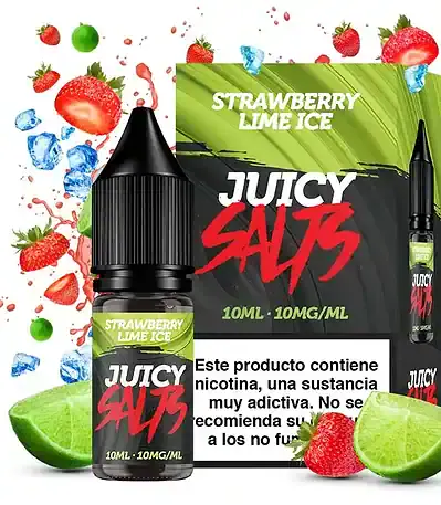 Juicy Salts Strawberry Lime Ice 10ml