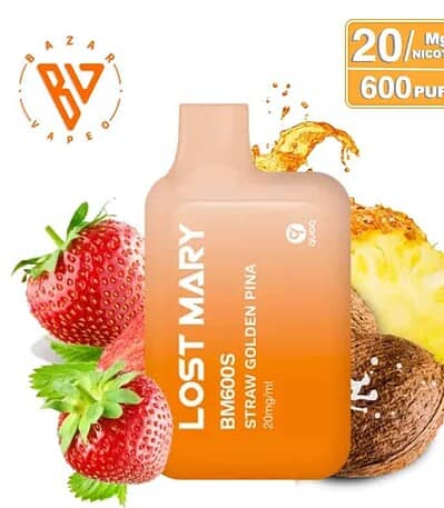 Lost Mary BM600S Straw Golden Piña