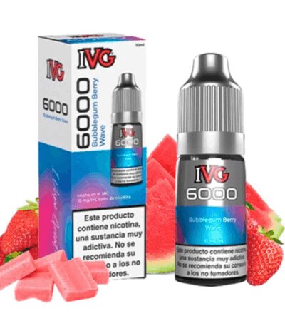 IVG 6000 Salts Bubblegum Berry Wave