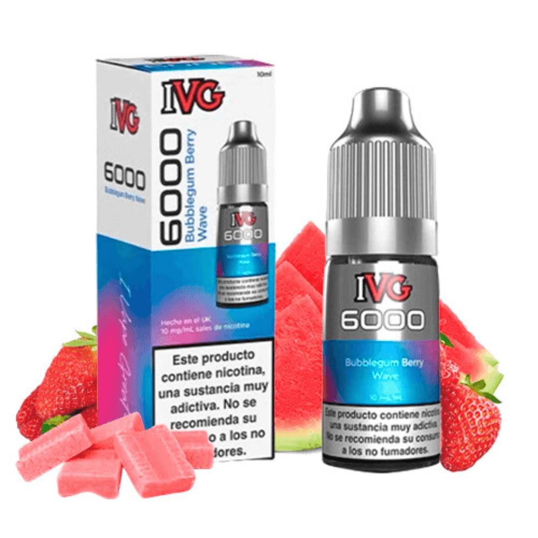IVG 6000 Salts Bubblegum Berry Wave IVG 6000 Salts Bubblegum Berry Wave