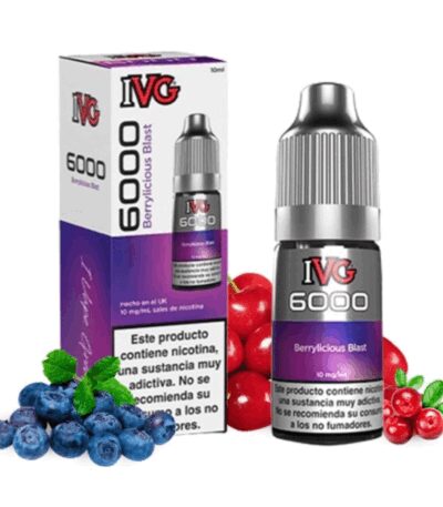 IVG 6000 Salts Berrylicious Blast