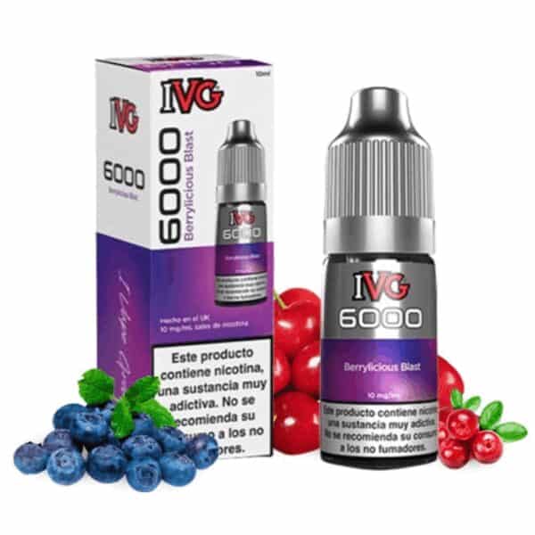 IVG 6000 Salts Berrylicious Blast