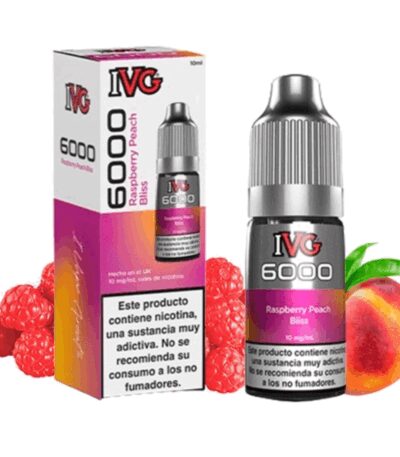 IVG 6000 Salts Raspberry Peach Bliss