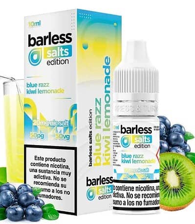 Barless Salt Blue Razz Kiwi Lemonade