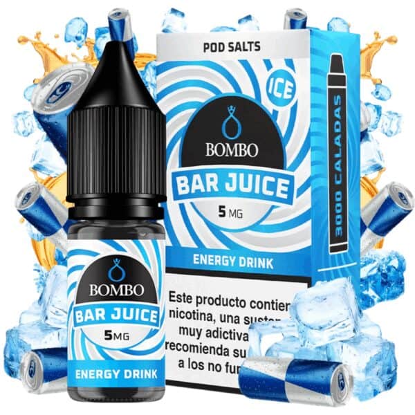 Bombo Salts Bar Juice Energy Drink Ice 10ml