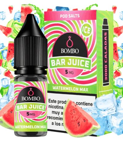 Bombo Salts Bar Juice Watermelon Max Ice 10ml