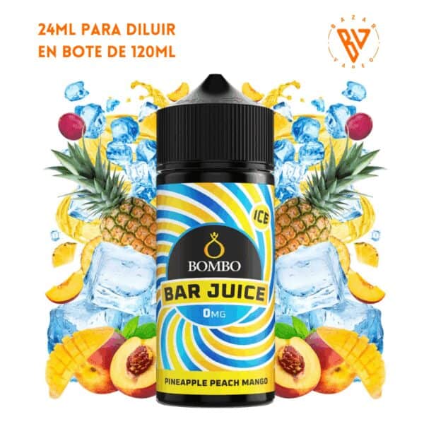 Aroma Bombo Bar Juice Pineapple Peach Mango Ice 24ml