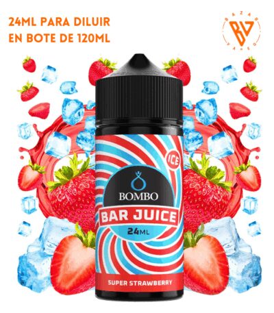 Aroma Bombo Bar Juice Super Strawberry Ice 24ml