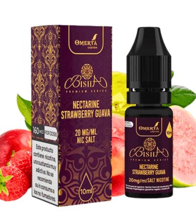 Omerta Bisha Salts Nectarine Strawberry Guava 10ml